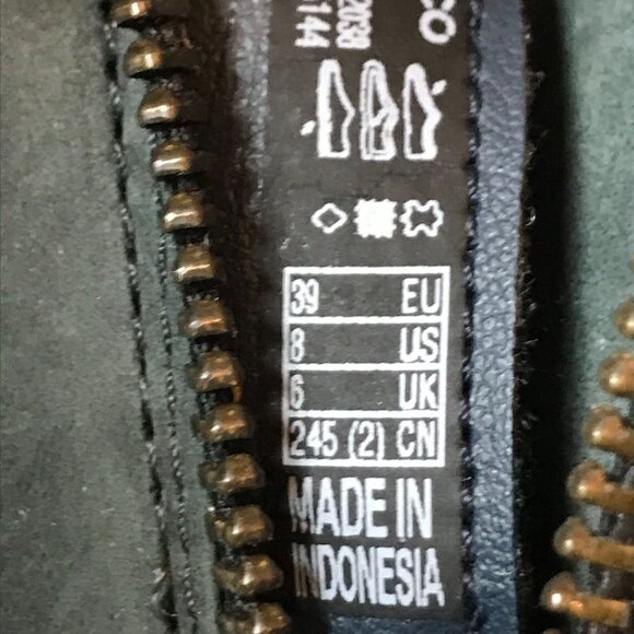 ECCO Gore-Tex Ankle Boots Gray Leather Mens Size 8/39 Winter Warm Shoes - Picture 9 of 11